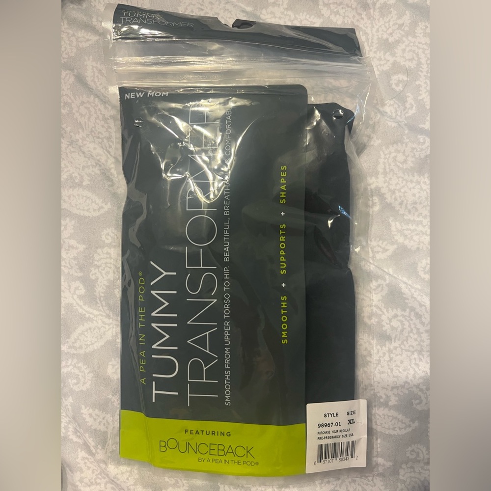 Tummy Transformer - a pea in the pod - size xl. postpartum support - black NWT